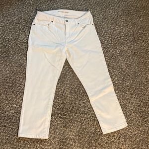 Michael Kors White Skinny Capris